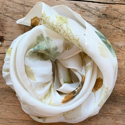 Farg ditt eget silkeskjerf med planter fra Haugerud hage 19.08.25
